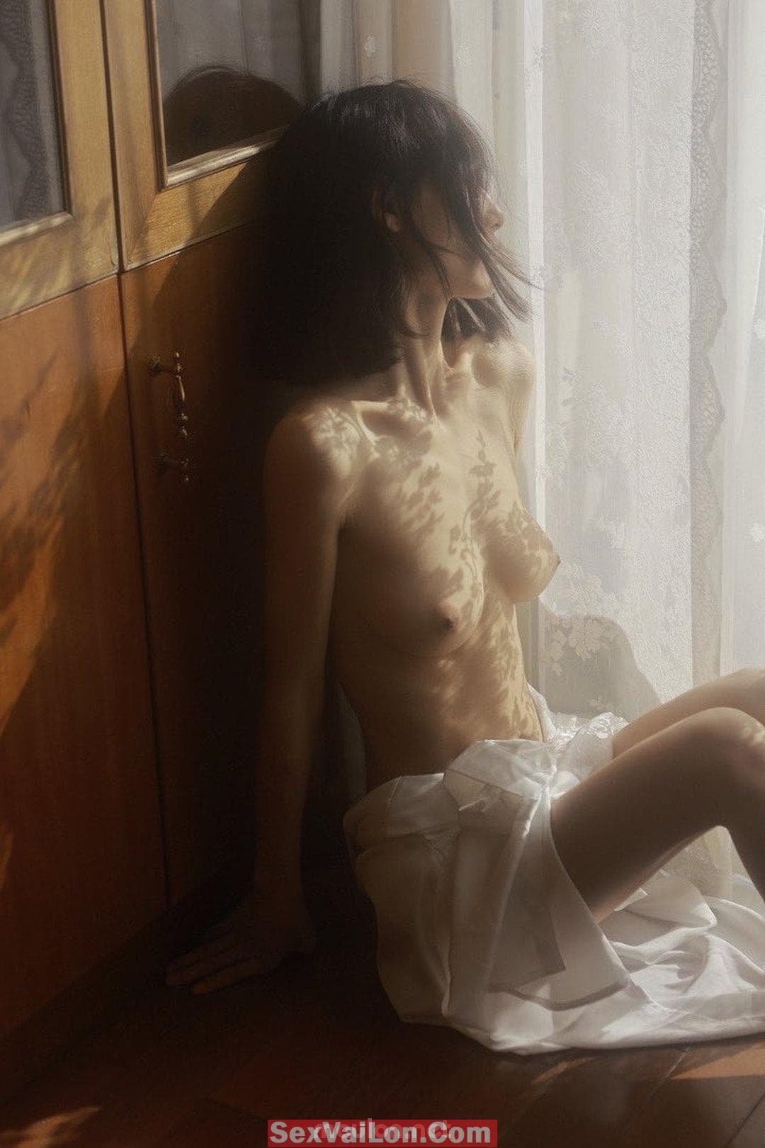 A beautiful breast of Chinese hot girl